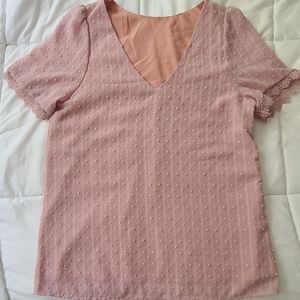 NWOT Dusty Rose Blouse